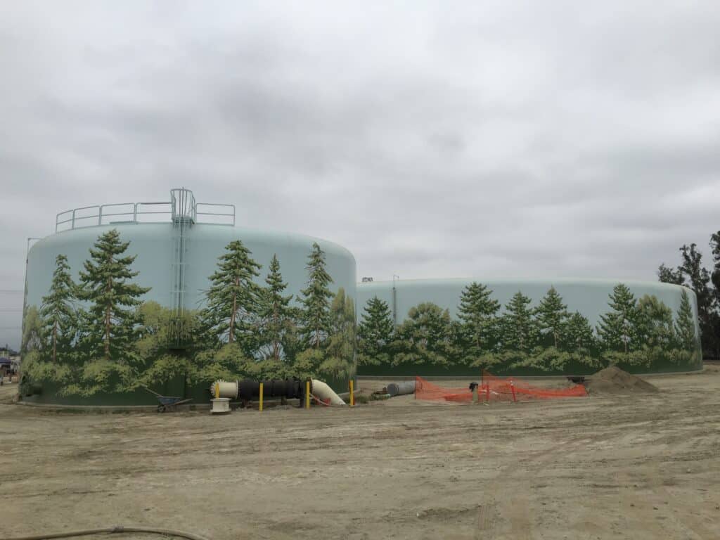 Chino Hills 0.5 MG and 4 MG water storage tanks