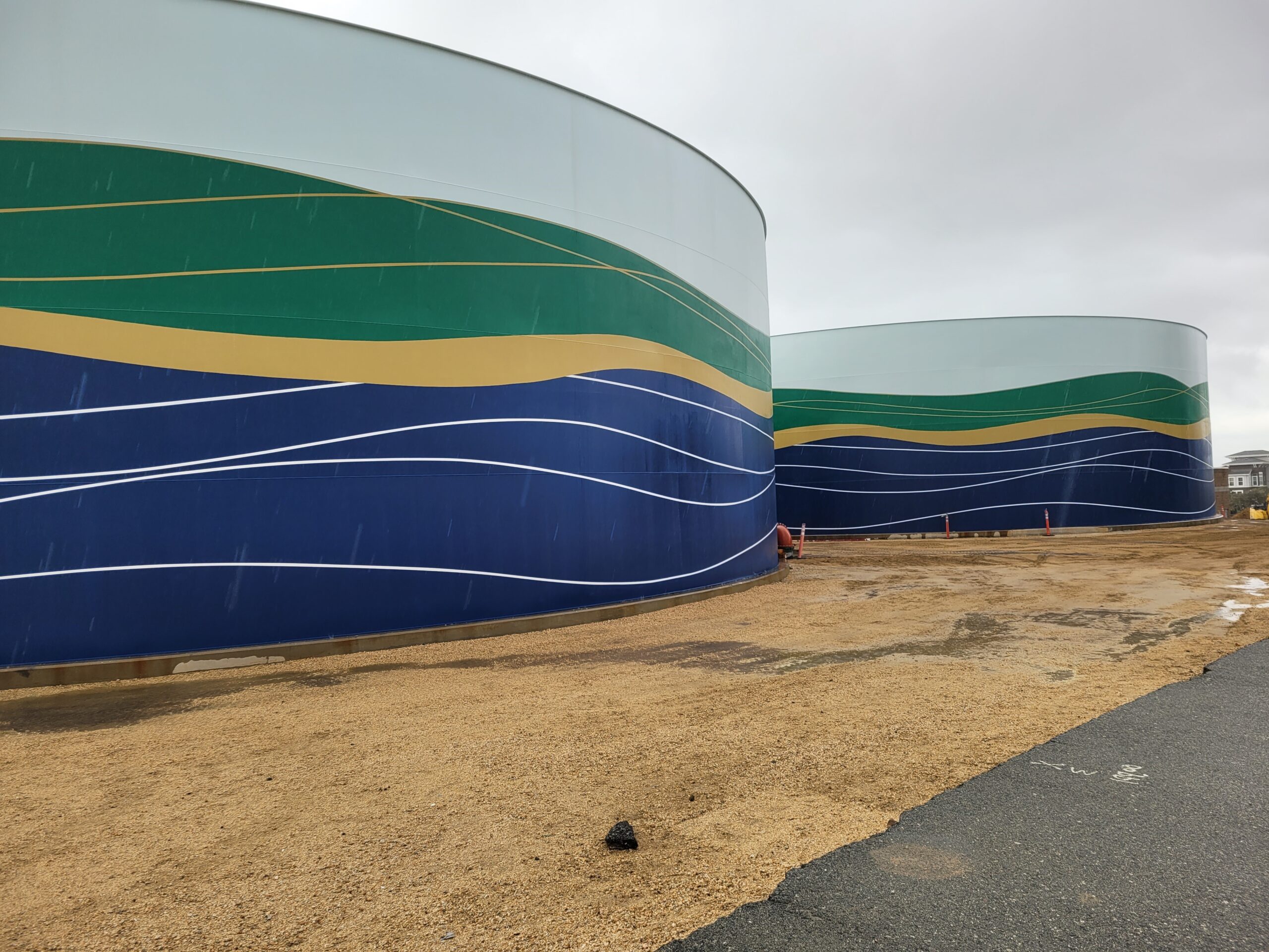 Water tank project for Marina Coast Water District