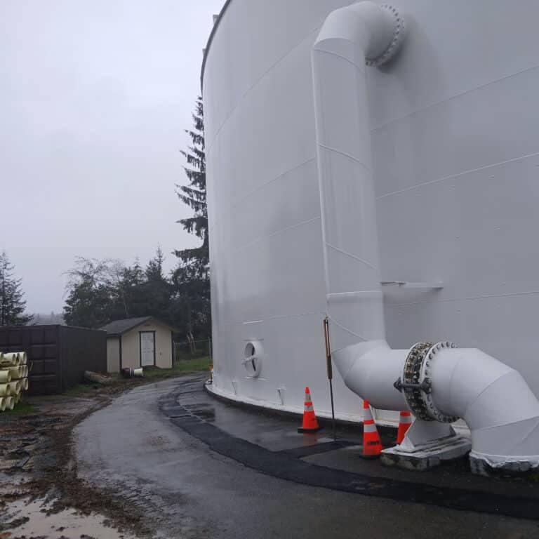 2.0 MG Korblex Reservoir Seismic Retrofit construction, photo 4 of 10