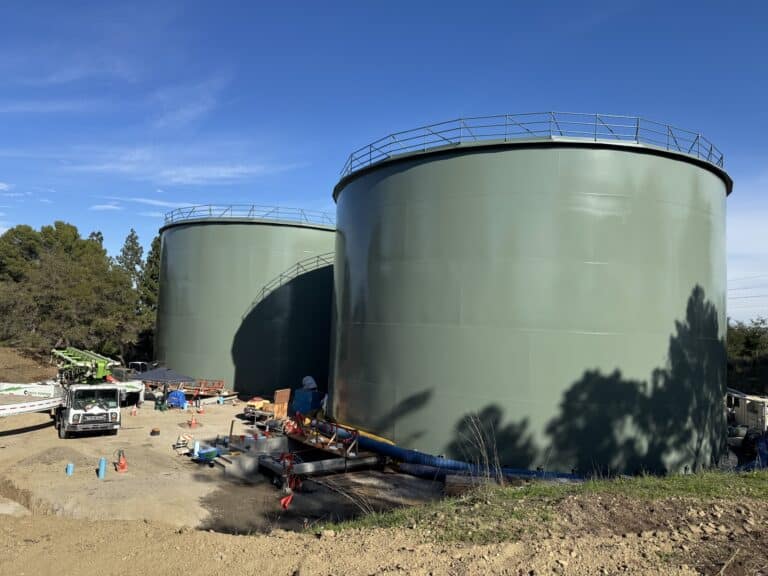 Grizzly Reservoir Tank 1 construction, photo 2 of 2